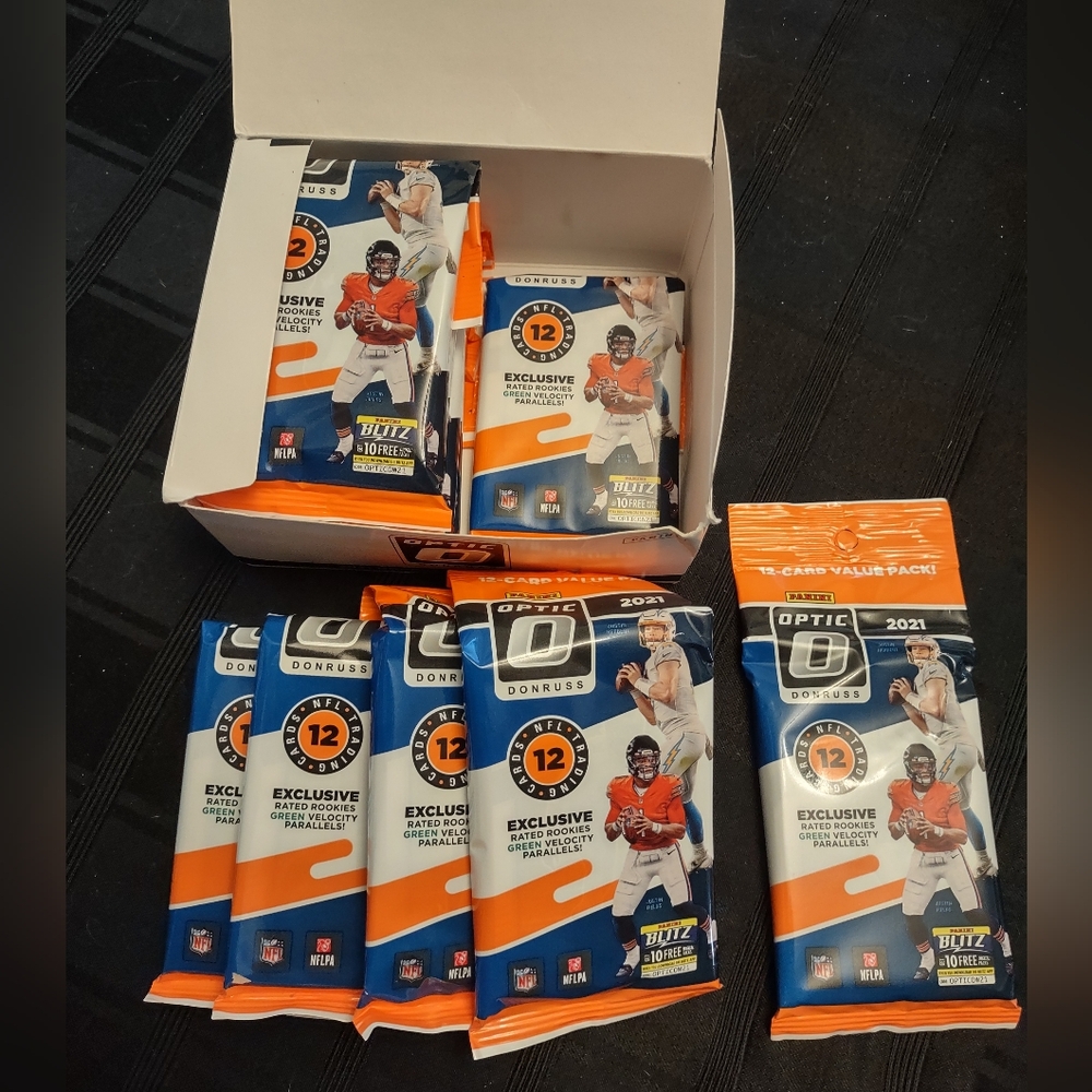 2021 Panini Donruss Optic Football Trading Cards - Mint Condition